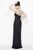 Primavera - 9989 Sweetheart Neck Beaded Evening Gown in Black
