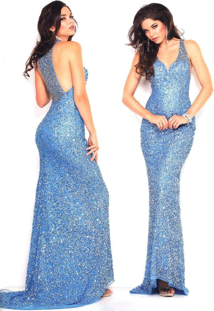 48411 Dress In Sky Blue