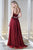 Alyce Paris - Strapless Ruched and Beaded Sweetheart Long A-line Dress 35692 In Red