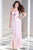 Alyce Paris - Strapless Sweetheart Long Prom Dress with Brooch Accent 35709 In Pink