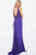 JVN58124 Sleeveless Deep V-neck Embellished Sheath Dress