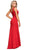 Plunging V-neck Sheath Dress