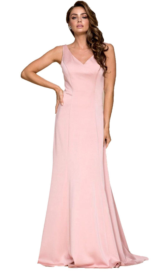 Sleeveless V-neck A-line Dress