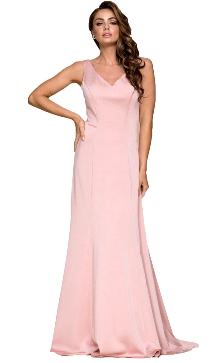 Sleeveless V-neck A-line Dress