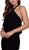 Nox Anabel - Q132 Halter Neck Trumpet Dress With Sweep Train In Black
