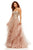 Sherri Hill - 52504 Strapless Metallic Lace Beaded Ballgown In Gold