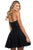 Sherri Hill - 53002 Beaded Lace Strapless Short A-line Dress In Black