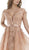Morrell Maxie Off-Shoulder Sheer Overskirt Gown 15700
