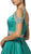 Nox Anabel - R224 Embellished Sweetheart Pleated Ballgown In Green