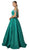 Nox Anabel - Embellished Sweetheart Pleated Ballgown R224 - 2 pcs Green In Size M and XL Available