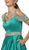 Nox Anabel - R224 Embellished Sweetheart Pleated Ballgown In Green