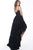 Jovani - 65857 Square Neck Laced and Embellished High-Low Dress In Black
