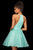 Sherri Hill - 53075 Short Illusion Inset Halter Lace Dress