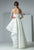 3152 Strapless Embroidered Floral Gown