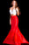 JVN59898 Two Piece V Neck Mermaid Gown