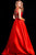 JVN56093 Crisscrossed Halter Cutout Ballgown