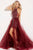 45813 Embellished Halter Sheath Dress