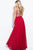JVN60206 Embroidered Deep V-neck A-line Dress