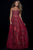 53086 Floral Embroidered Tulle A-Line Gown