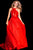 JVN56093 Crisscrossed Halter Cutout Ballgown