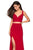 La Femme - 27588 Mock Two Piece Sweetheart Jersey Sheath Dress