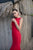 Tarik Ediz - Sleeveless Long Dress 92751 in Red