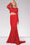 Long Two Piece Lace Fitted Prom Dress 26730