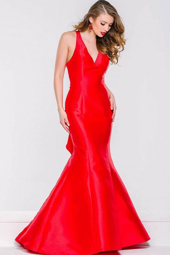 V-Neck  Sleeveless Mermaid Prom Dress 40780