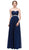 Eureka Fashion - Strapless Sequined Lace Bodice A-Line Gown