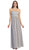 Eureka Fashion - Strapless Sequined Lace Bodice A-Line Gown