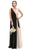V-neck Chiffon Pleated A-line Dress