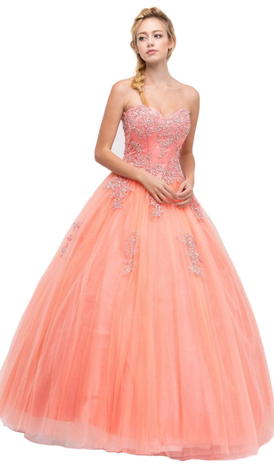 Rhinestone Accented Sweetheart Bridal Ballgown With Bolero