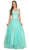 Rhinestone Accented Sweetheart Bridal Ballgown With Bolero