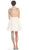 Crystal Embellished Sheer Cocktail Dress