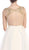 Eureka Fashion - Crystal Embellished Sheer Cocktail Dress