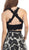 Eureka Fashion - Two Piece Lace Printed Cocktail Dress