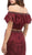 Eureka Fashion - Off-Shoulder Two-Piece Lace Mermaid Evening Gown