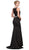 Eureka Fashion - Jewel Neck Embellished Mermaid Evening Gown