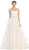Strapless Corset Style Back Wedding Gown
