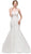 Eureka Fashion Bridal - Sweetheart Jeweled Lace Trumpet Wedding Dress