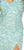 Primavera Couture - 9873 Stunning Sequin Studded Sheath Gown in Green