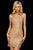 Sherri Hill - 53061 Fully Beaded Racerback Fitted Short Dress In Gold