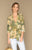 Merritt Charles -  Catamaran Blouse I Hawaiian Garden Print