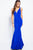JVN58011 Sleeveless Cutout Back Mermaid Gown