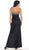 Strapless Plunging Neck Embellished Evening Dress
