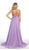 May Queen - Divine Long Strapless Sequined Prom Dress