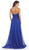 May Queen - Divine Long Strapless Sequined Prom Dress
