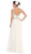 Sleeveless Ruched Ornate Evening Gown