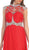 May Queen - Embellished High Neck with Ruched Bodice A-line Evening Dress