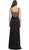 Sequined V-neck Sheath Evening Gown